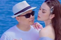 Phương Oanh diện váy áo sexy cực 'cháy', e ấp bên Shark Bình sau xác nhận kết hôn