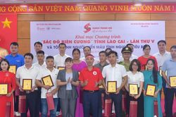 Sôi nổi Ngày hội hiến máu 'Sắc đỏ biên cương' tỉnh Lào Cai lần thứ V