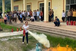 Bát Xát nâng cao nhận thức của người dân về phòng cháy, chữa cháy và cứu nạn, cứu hộ