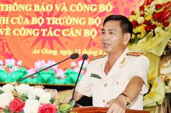 Công an An Giang có tân phó giám đốc