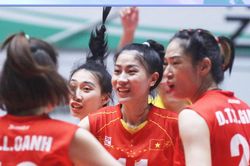 Thắng đội hơn 2 bậc trên BXH thế giới, ĐT bóng chuyền nữ Việt Nam lập thành tích ấn tượng, tiến sát chức vô địch châu Á