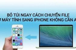 Bỏ túi ngay cách chuyển file từ máy tính sang iPhone không cần app