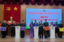BĐBP thành phố Hồ Chí Minh tổ chức Hội thi tìm hiểu Luật Biên phòng Việt Nam