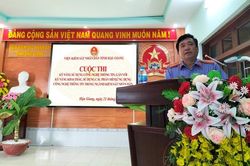VKSND tỉnh Hậu Giang thi kỹ năng về ứng dụng công nghệ thông tin