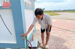 Liên tục làm vỡ đường ống gây mất nước các khu tái định cư phường Quảng Châu: Đảo lộn cuộc sống trong những ngày nắng nóng!