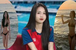 Hot girl ĐT nữ Việt Nam thả dáng cùng bikini nhỏ xíu, khoe đường cong triệt để
