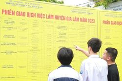 Hơn 1.700 chỉ tiêu tuyển dụng tại Phiên giao dịch việc làm huyện Gia Lâm năm 2023