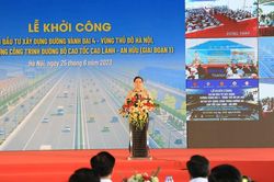 Hà Nội đồng loạt khởi công Dự án đầu tư xây dựng đường Vành đai 4 - Vùng Thủ đô