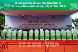 Khởi công xây dựng cao tốc Cao Lãnh - An Hữu