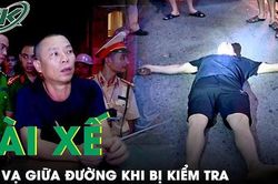 Phẫn nộ tài xế 'taxi dù' nằm ăn vạ giữa đường khi bị cảnh sát yêu cầu kiểm tra ở Quảng Ninh