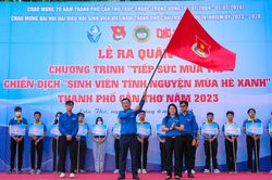 Cần Thơ ra quân Chiến dịch sinh viên tình nguyện Mùa hè xanh