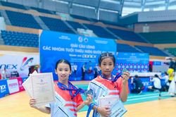 Gia Lai giành 2 huy chương bạc ở Giải Cầu lông các nhóm tuổi thiếu niên quốc gia