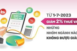 Từ 1-7, giảm 2% thuế VAT, những nhóm ngành nào không được giảm?