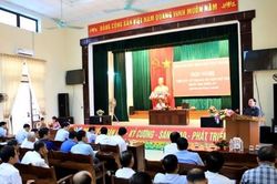 Phó Chủ tịch Quốc hội Nguyễn Khắc Định tiếp xúc cử tri Thái Bình