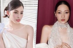 Bảo Anh, Tiểu Vy đọ sắc với đầm trắng