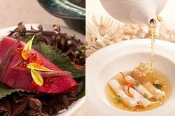 Độc lạ sợi phở từ nha đam, rong biển, ăn bằng dao, nĩa