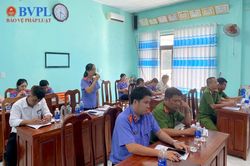 Liên ngành tố tụng thị xã Điện Bàn sơ kết công tác phối hợp
