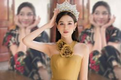 Diện đồ bộ của mẹ, Đỗ Thị Hà lộ nhan sắc 'không phần trăm' son phấn: Có còn chuẩn Hoa hậu triệu người mê?