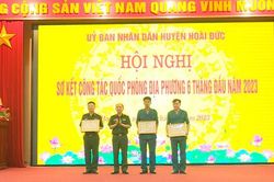 Hoài Đức sơ kết công tác quốc phòng địa phương 6 tháng đầu năm 2023