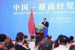 Thủ tướng Phạm Minh Chính kêu gọi các nhà đầu tư Trung Quốc tiếp tục đầu tư mở rộng ở Việt Nam