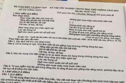 Đề Ngữ văn lọt ra sớm, Bộ GD-ĐT chuyển cơ quan điều tra