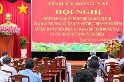 Triển khai đề án và kế hoạch của Ban TVTU về phần mềm Sổ tay đảng viên điện tử