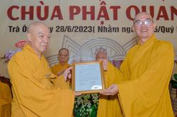 Vĩnh Long: Bổ nhiệm Hòa thượng Thích Nhựt Hỷ làm trụ trì chùa Phật Quang