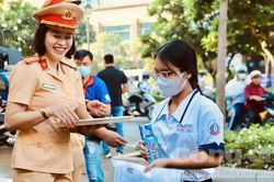 Công an TPHCM sát cánh cùng thí sinh, đảm bảo kỳ thi tốt nghiệp THPT 2023 an toàn