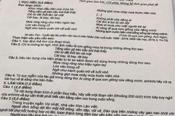 Lọt đề thi Ngữ văn ra ngoài 'do thí sinh chụp ảnh, gửi người thân nhờ giải giúp'
