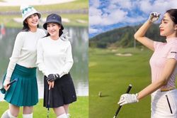 Dàn mỹ nhân Việt chơi golf, kỹ năng không thua golf thủ chuyên nghiệp