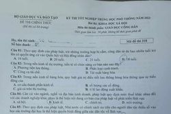 Gợi ý lời giải môn Giáo dục Công dân kỳ thi tốt nghiệp THPT 2023