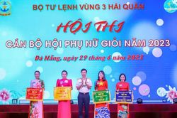 Hội thi cán bộ Hội phụ nữ giỏi Vùng 3 Hải quân