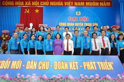 Đại hội Công đoàn huyện Thoại Sơn lần thứ IX (nhiệm kỳ 2023-2028) kết thúc thành công tốt đẹp