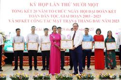 Chi Lăng tổng kết 20 năm tổ chức ngày hội đại đoàn kết