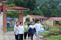 Các thí sinh trong tỉnh bước vào ngày thi cuối cùng kỳ thi tốt nghiệp THPT năm 2023