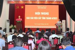 Hội nghị báo cáo viên cấp tỉnh tháng 6/2023