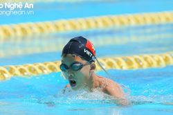 378 vận động viên tranh tài tại Giải Điền kinh, bơi các lứa tuổi tỉnh Nghệ An