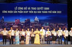 Thành phố Hồ Chí Minh: 39 sản phẩm đạt chứng nhận OCOP năm 2022