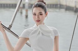 Hoa hậu Đỗ Thị Hà để lộ biểu cảm buồn bã, nói về tình trạng sức khỏe bất ổn