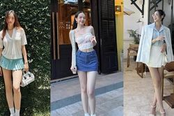 Mỹ nhân Việt chuộng váy ngắn một gang tay, Lương Thùy Linh hay Đỗ Thị Hà đỉnh hơn?