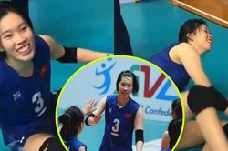 Khoảnh khắc 'máy ghi điểm' Thanh Thúy kiệt sức sau khi vô địch châu Á, vẫn hét lên sung sướng vì được sang Pháp