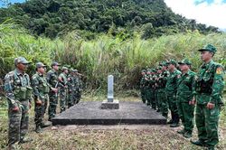 Đồn Biên phòng cửa khẩu quốc tế La Lay tuần tra song phương với Đại đội Biên phòng 511