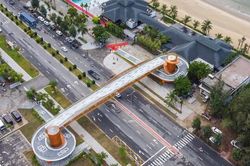 Đà Nẵng: Khánh thành cầu vượt đi bộ Việt Nam - Nhật Bản
