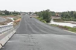 Tuyến tránh Quốc lộ 1A qua Cà Mau tiếp tục trượt tiến độ về đích