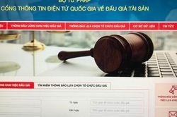 Sửa quy định đấu giá trực tuyến