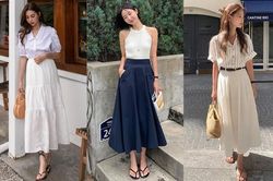 10 set chân váy theo phong cách tối giản