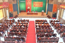 Ban Chấp hành Đảng bộ huyện Hậu Lộc đánh giá kết quả thực hiện nhiệm vụ 6 tháng đầu năm 2023
