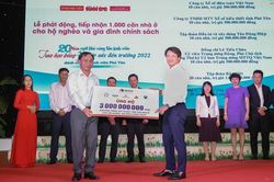 Phú Yên: Tiếp nhận gần 38,9 tỉ đồng xây nhà Đại đoàn kết cho các hộ nghèo năm 2023