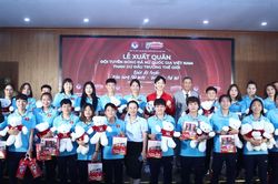 Lễ xuất quân đội tuyển bóng đá nữ Việt Nam tham dự World Cup 2023
