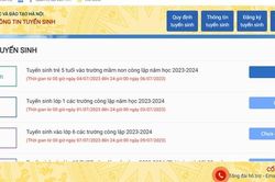 Hôm nay (4/7), Hà Nội bắt đầu đăng ký tuyển sinh trực tuyến vào trường mầm non